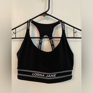Lorna Jane black size small sports bra.